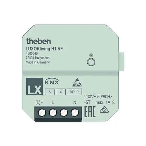 Theben 4800640 LUXORliving 1-voudige RF verwarmingsactor UP