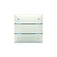 Theben 4969234 KNX-tastsensor mit 4 toetsen en 4 status LED's geïntegreerde temperat