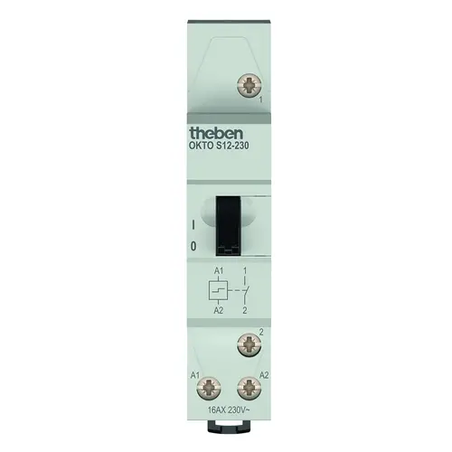 Theben 3120120 Elektromechanische impulsschakelaar met 1 kanaal / contact maak