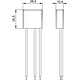 Theben DIMAX 540 PLUS B inbouwdimmer dimactor R en C lasten LED faseafsnijding 150W