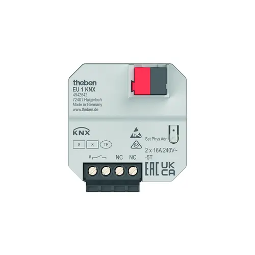 Theben 4942542 KNX 1-voudige verwarmingsactor voor elektrische verwarming KNX Data S