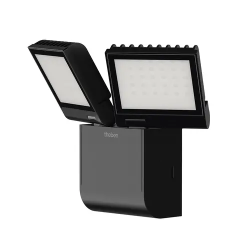 Theben 1020603 LED-straler zwart 4000 K 2x900 lm