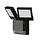 Theben THELEDA S17-100 BK led-straler met bewegingsmelde