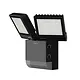 Theben THELEDA S17-100 BK led-straler met bewegingsmelde