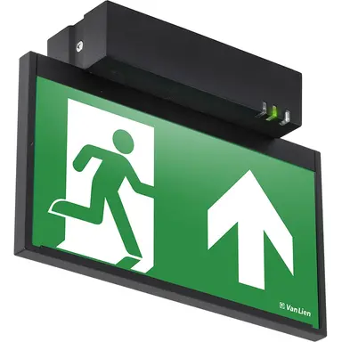 Van Lien EVA-DOP-22/ZWART continu armatuur evago zwart