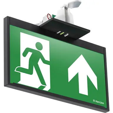 Van Lien EVA-DIP-22/DALI/ZWAR decentraal 2 watt zwart contin