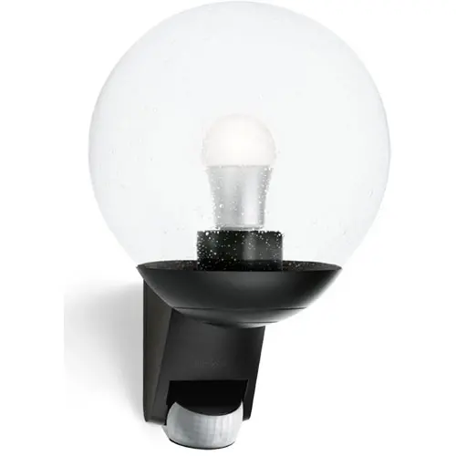 Steinel 005535 buitenlamp wand met beweging en lichtsensor kleur zwart (L585S zwart)