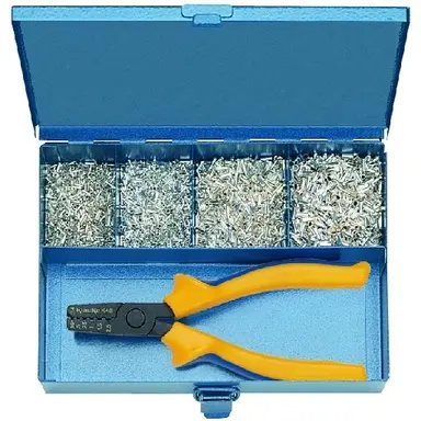 Klauke SK30B assortidoos ongeisoleerde adereindhulzen met tang K48