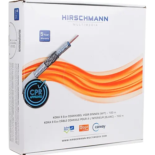 Hirschmann KOKA 9 TS ECA R100 KOKA 9 TS ECA 4G-Proof coax-kabel doos 100 meter