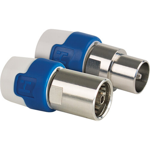 Hirschmann SHOP KOK5/KOS5 set van KOK 5 en KOS 5 IEC COAX-connector recht