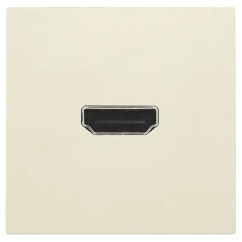Niko 100-69417 afwerkingsset met HDMI naar HDMI aansluiting cream