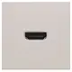 Niko 102-69417 afwerkingsset met HDMI naar HDMI aansluiting light grey