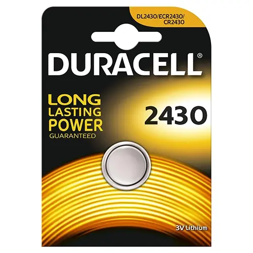 Duracell DL24 30 knoopcel batterij CR 2430 Lithium 3V 270mAh