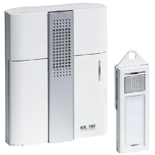 Grothe 714252 Mistral 200 gong draadloos 500 meter wit 86dB