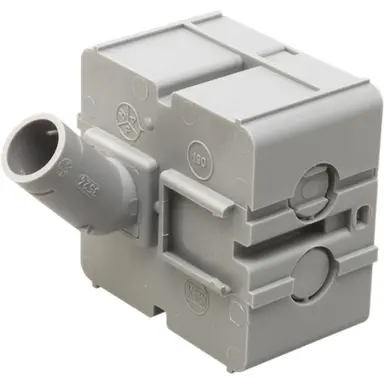 ABB Haf 190 schoonmetselwerkdoos met achterinvoer 40mm diep 16mm buisinvoer