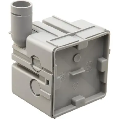 ABB Haf 196 inbouwdoos vierkant schoonmetselwerk 16mm buisinvoer 58mm diep