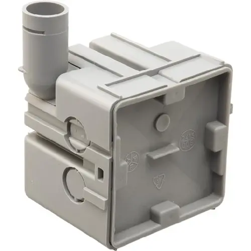 ABB Haf 196 inbouwdoos vierkant schoonmetselwerk 16mm buisinvoer 58mm diep