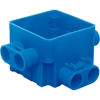 ABB Haf 165A centraaldoos vierkant 55mm diep versprongen tuit 8x 16mm invoer