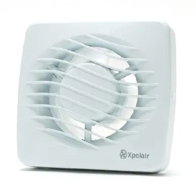 Xpelair DX100VT 99mm muurventilator met timer zonder montageset 76m3 230V 12W