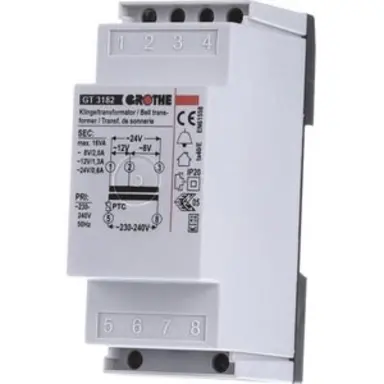 Grothe GT3182 Beltrafo 230v 8v /12v /24 In-