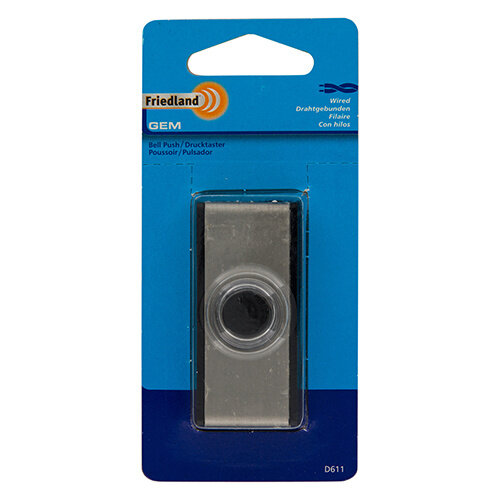 Friedland Honeywell D611 beldrukker zilver/zwart