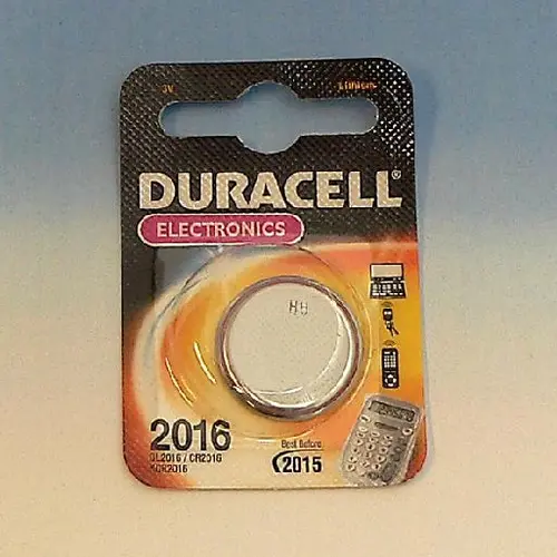 Duracell DL20 16 knoopcel batterij CR 2016 3.1V