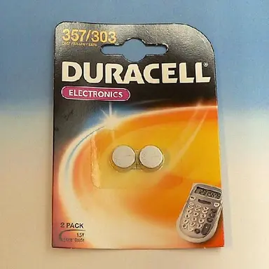 Duracell D 357 knoopcel batterij SR 44 1.55v