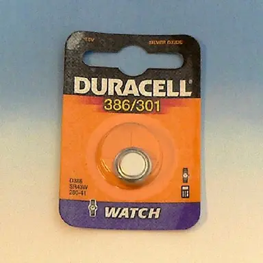 Duracell D 386 knoopcel batterij SR 43 1.55V 117mAh