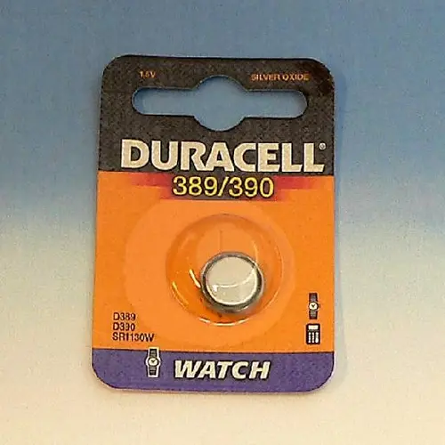 Duracell D 389 knoopcel batterij 1.55V 70mAh