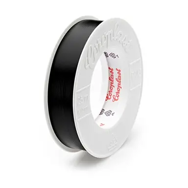 Coroplast CRP 25X19 ZW tape serie 302 19mm x 25mtr d=0.15mm zwart