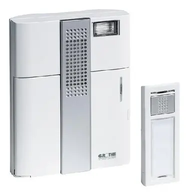 Grothe 714250 Mistral 300 gong draadloos 500 meter wit 86dB