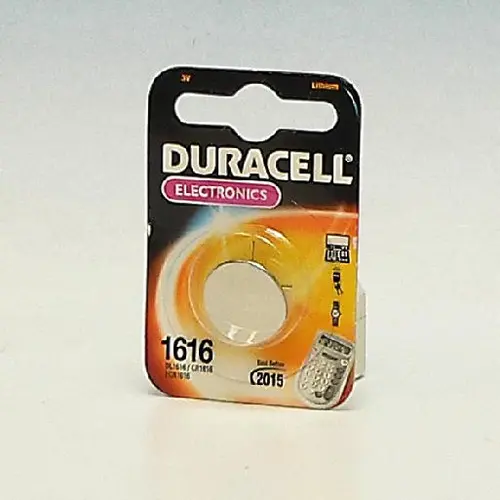 Duracell DL 1616 knoopcel batterij CR 1616 3V 55mAh