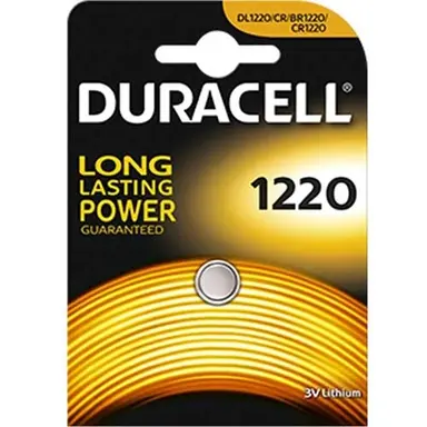 Duracell DL 1220 knoopcel batterij CR 1220 3V 34mAh