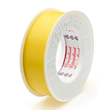 Coroplast CRP 25X25 GE tape serie 302 25mm x 25mtr d=0.15mm geel