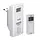 Grothe 714253 Mistral 400 gong met flits draadloos 500 meter wit 86dB