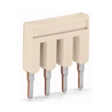 Wago 2002-404 doorverbindingsbrug 4-voudig geïsoleerd lichtgrijs