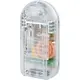 Tradim 31030 vloerdimmer voor 2 lichtbronnen 40 - 500 Watt transparant OP=OP