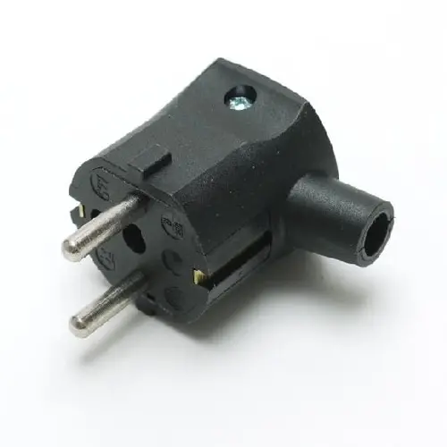 Kaiser 577/SW contactstop randaarde kunststof zwart