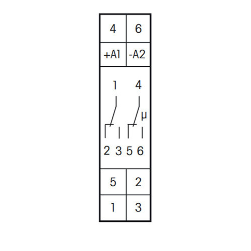 Eltako ER12-002-UC schakelrelais 2 CO potentiaalvrij 16A/250V. multispanning stuurspanning
