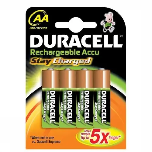 Duracell HR 6 AA 4ST mignon AA batterij oplaadbaar NIMH 2400mA 1.2V