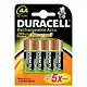 Duracell HR 6 AA 4ST mignon AA batterij oplaadbaar NIMH 2400mA 1.2V