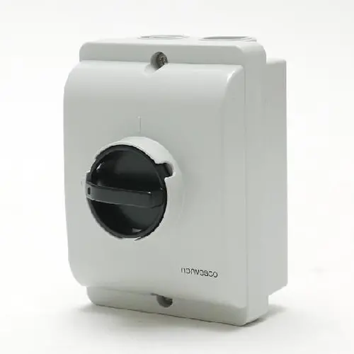 Norwesco ESWPX 416 werkschakelaar 4P 16A/415V M20 grijs IP65