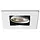 Lumiance 3084000 Inset inbouwspot downlight vierkant wit GU10