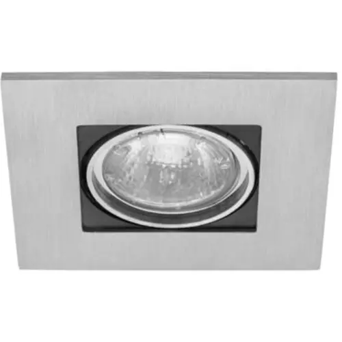 Lumiance 3084005 Inset inbouwspot downlight vierkant nikkel GU10