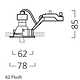 Lumiance 3083560 inbouwspot compact vast TREND62 IP20 GU10 nikkel