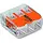 Wago 221-413 lasklem 3-voudig 0.2 - 4 mm² met hevel 50 stuks