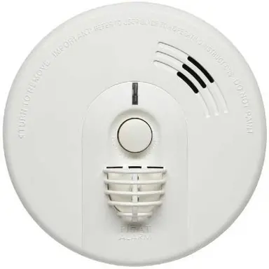 Firex KF30 hittemelder 230V koppelbaar met 9V alkaline back-up batterij