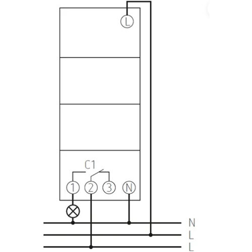 Grasslin G43.02.0001.1 digitale schakelklok 1-kanaal dag-week programma Talento Smart B15 DIN-rail