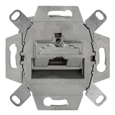 Rutenbeck 138104030 universele RJ45 data wandcontactdoos modular jack 1-voudig inbouw CAT5/6E