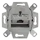 Rutenbeck 138104030 universele RJ45 data wandcontactdoos modular jack 1-voudig inbouw CAT5/6E